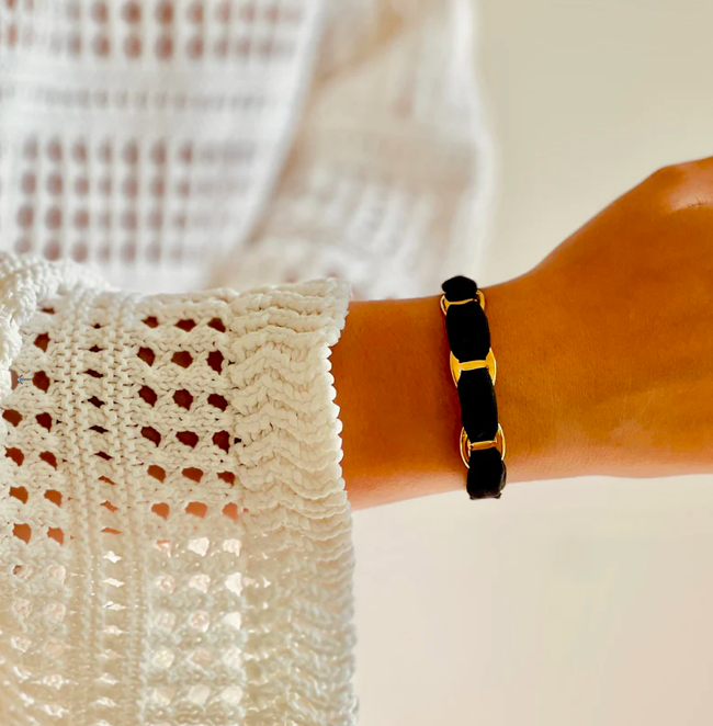 Bracelet Cynthia - Or Noir