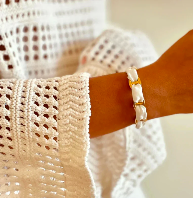 Bracelet Cynthia - Or Blanc
