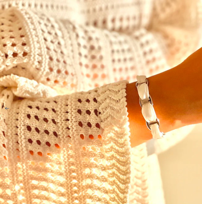 Bracelet Cynthia - Argent Blanc