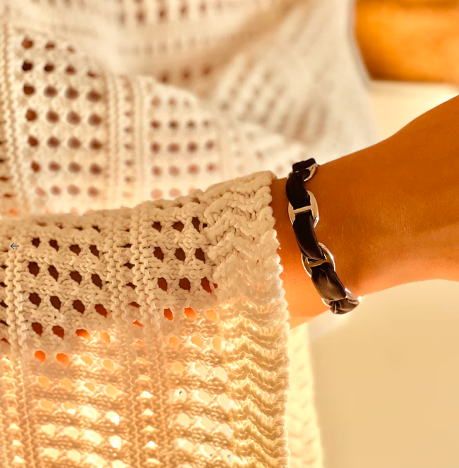 Bracelet Cynthia - Argent Noir